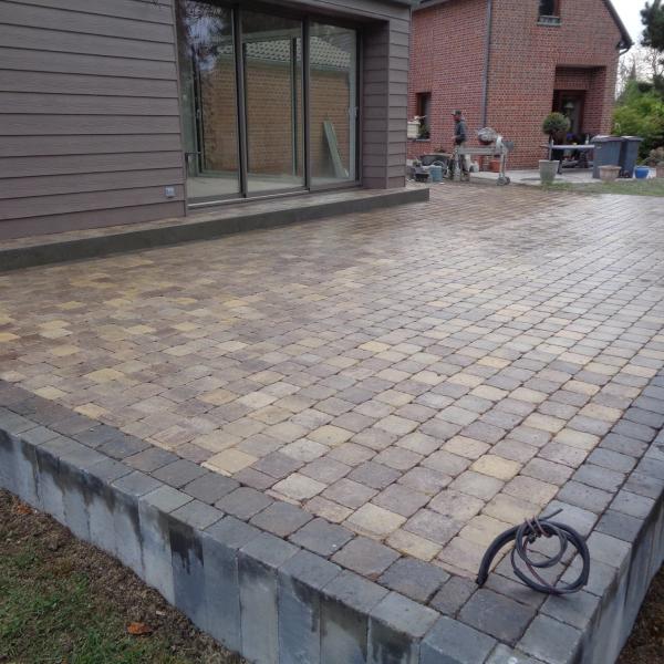 Réalisation - Pavage-terrasse
